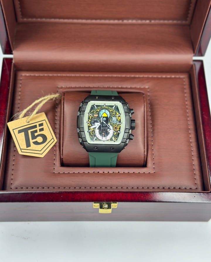 T5 SPORTS WATCH MOON EDITION BLACK METAL CASE