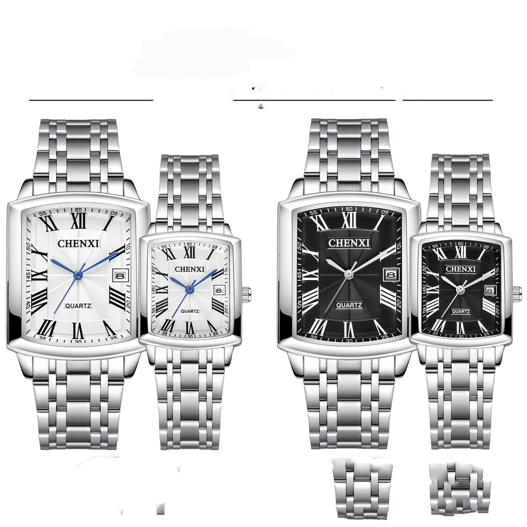 Couple Watch Casual Calendar Quartz Watch