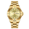 Mens Large-Dial Waterproof Dual-Date Business Watch